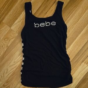 Bebe Black Women's Tank Top